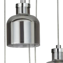 Jinx 5 Light Cluster Pendant - Smoked Glass 10 Jinx 5 Light Cluster Pendant - Smoked Glass -Luxe Light Shop 13208314 9464896913199988
