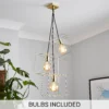 Edge 3 Light Cluster Pendant - Polished Brass 1 Edge 3 Light Cluster Pendant - Polished Brass -Luxe Light Shop 13208317 1675021602876068