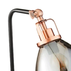 Decan Table Lamp - Smoke & Copper -Luxe Light Shop 13208318 2204896913371606