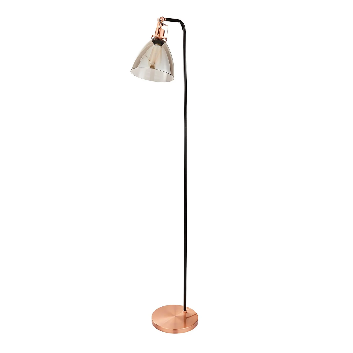 Decan Floor Lamp - Smoke & Copper 5 Decan Floor Lamp - Smoke & Copper - Image 3