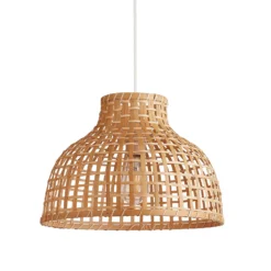 Belle Bamboo Woven Light Shade - Medium -Luxe Light Shop 13222273 1604913785402155
