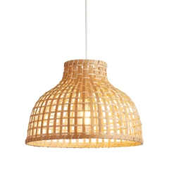 Belle Bamboo Woven Light Shade - Medium -Luxe Light Shop 13222273 1854913785364643