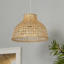 Belle Bamboo Woven Light Shade - Medium -Luxe Light Shop 13222273 4595042044270410