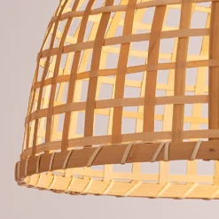 Belle Bamboo Woven Light Shade - Medium -Luxe Light Shop 13222273 5514913785438557