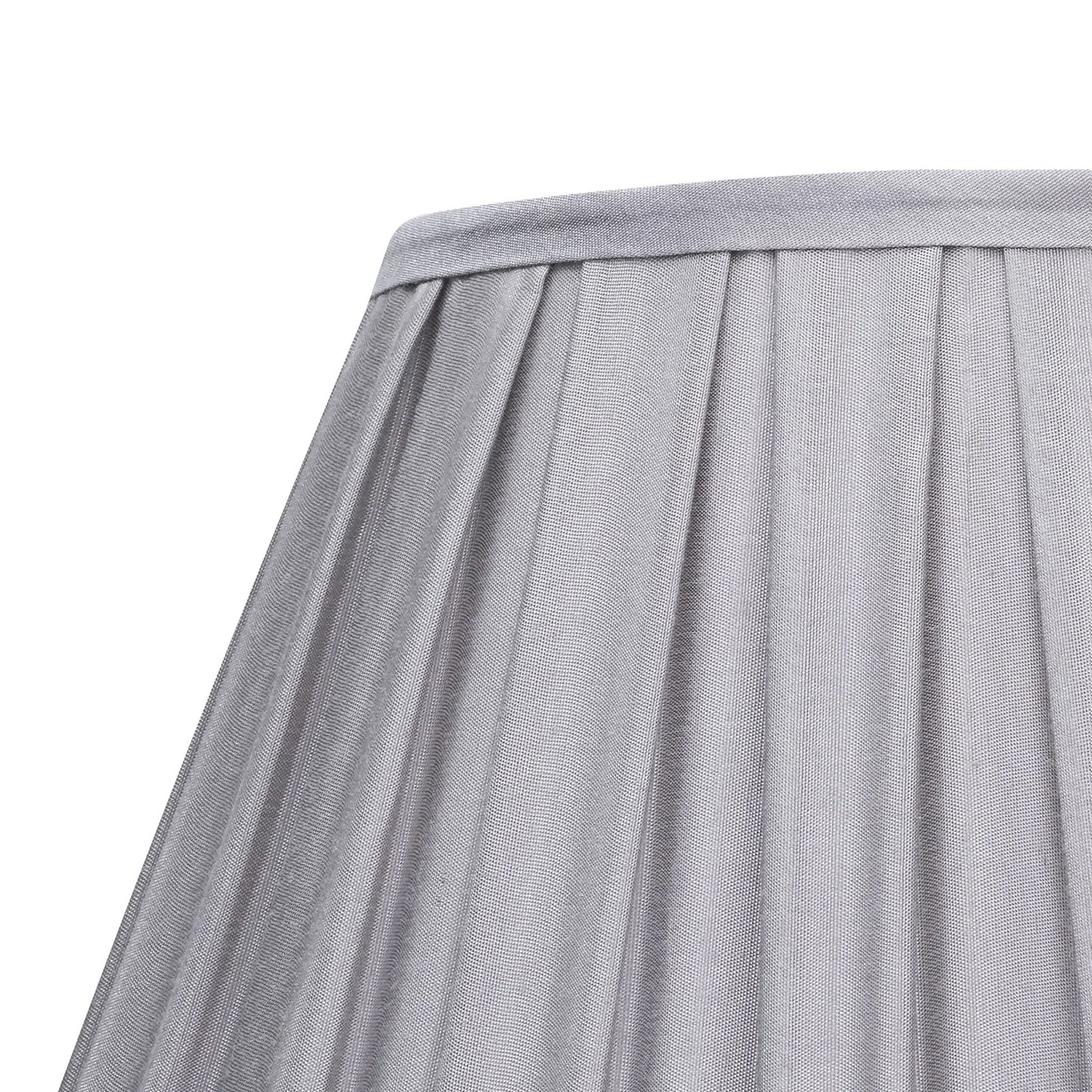 Raye Dove Pleated Taper Silk Shade - 40cm 6 Raye Dove Pleated Taper Silk Shade - 40cm - Image 4