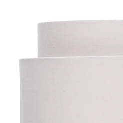 Finn Tier Drum Putty Linen Shade - 25cm -Luxe Light Shop 13222467 1504901095927101