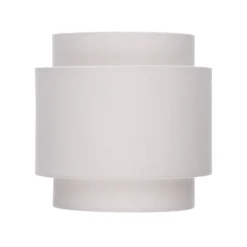 Finn Tier Drum Putty Linen Shade - 25cm -Luxe Light Shop 13222467 2264901095736586