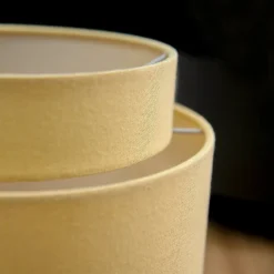 Finn Tier Drum Lemon Linen Shade - 25cm 15 Finn Tier Drum Lemon Linen Shade - 25cm -Luxe Light Shop 13222470 1154944148390866