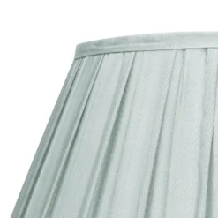 Raye Duck Egg Pleated Taper Silk Shade - 40cm -Luxe Light Shop 13222473 1844946174476998