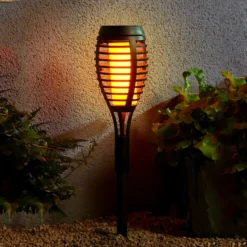 Flame Effect Solar Garden Torch