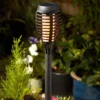 Party Flame Effect Solar Garden Torch - 4 Pack -Luxe Light Shop 13280799 1675042101628214