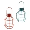 House Beautiful Firefly Solar Powered Caged Lantern -Luxe Light Shop 13280804 1935024504136615