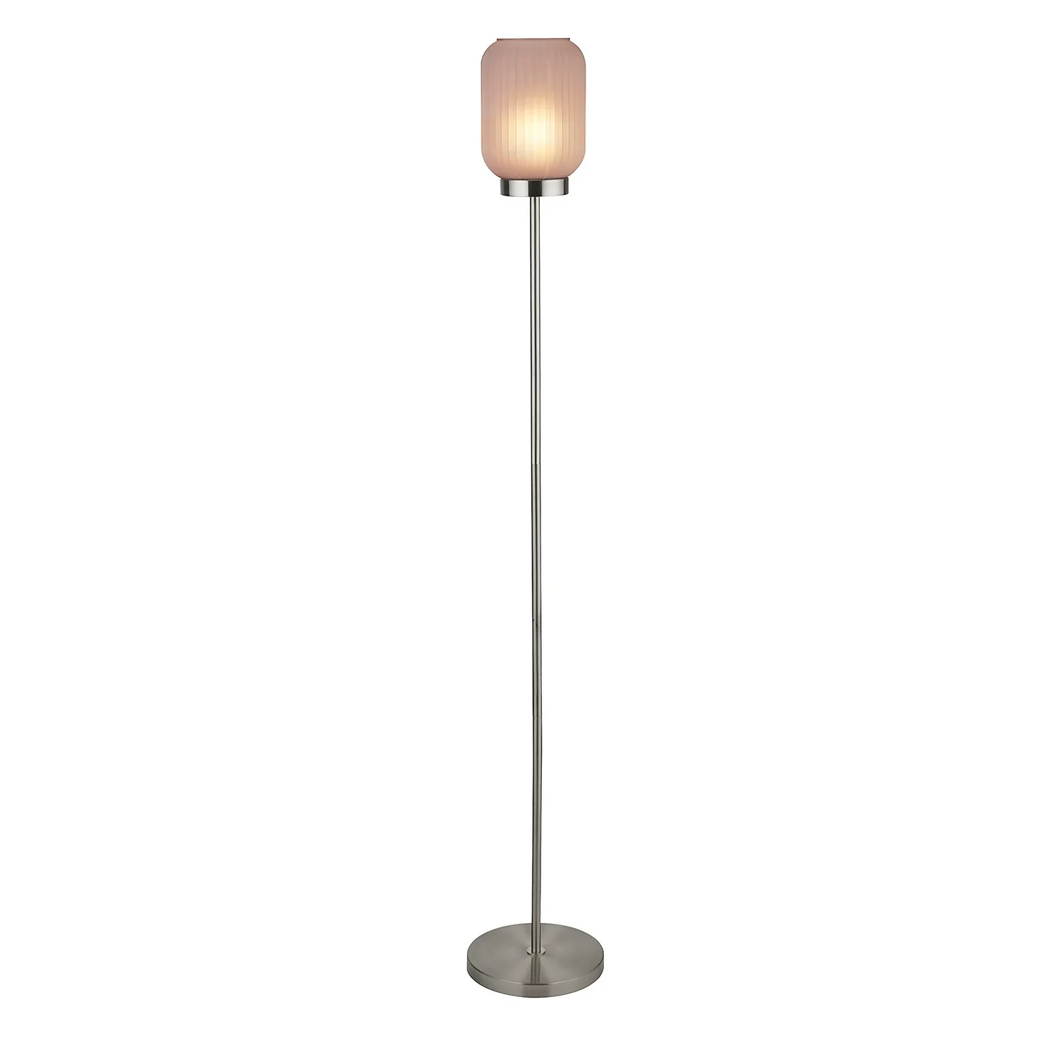 Pearl Frosted Floor Lamp - Rose 4 Pearl Frosted Floor Lamp - Rose - Image 2