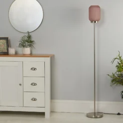 Pearl Frosted Floor Lamp - Rose 12 Pearl Frosted Floor Lamp - Rose -Luxe Light Shop 13445400 1215042045722968