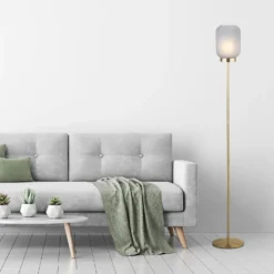 Pearl Frosted Floor Lamp - Navy 15 Pearl Frosted Floor Lamp - Navy -Luxe Light Shop 13445401 2565042048253801