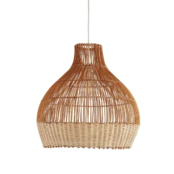 House Beautiful Woven Rattan Shade - Natural 9 House Beautiful Woven Rattan Shade - Natural -Luxe Light Shop 13445402 2554971630249576