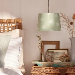 Country Living Salcombe Seaflower Patterned Lamp Shade - Laurel Green 14 Country Living Salcombe Seaflower Patterned Lamp Shade - Laurel Green -Luxe Light Shop 13445408 1114953139926984