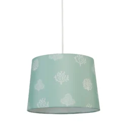 Country Living Salcombe Seaflower Patterned Lamp Shade - Laurel Green 12 Country Living Salcombe Seaflower Patterned Lamp Shade - Laurel Green -Luxe Light Shop 13445408 6554953139854984