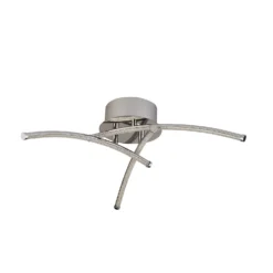 Atlanta 3 Light LED Flush Ceiling Light - Chrome -Luxe Light Shop 13445412 2504976242109739