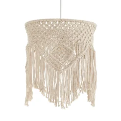 Macrame 35cm Easy Fit Light Shade 8 Macrame 35cm Easy Fit Light Shade -Luxe Light Shop 13453781 1254915323635193