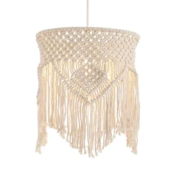 Macrame 35cm Easy Fit Light Shade 7 Macrame 35cm Easy Fit Light Shade -Luxe Light Shop 13453781 8754915323540642