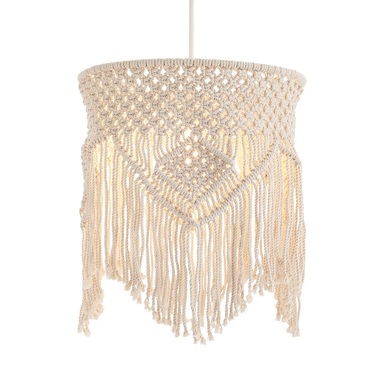 Macrame 35cm Easy Fit Light Shade 4 Macrame 35cm Easy Fit Light Shade - Image 2