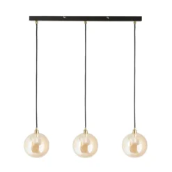 Shoreditch Three Light Diner Bar Light - Champagne & Brass 8 Shoreditch Three Light Diner Bar Light - Champagne & Brass -Luxe Light Shop 13453786 1294915324488342