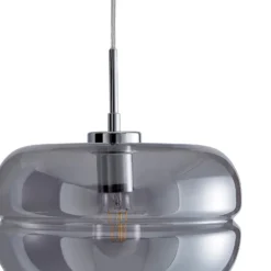 Fleur Glass Pendant - Smoke -Luxe Light Shop 13453788 1504915323606309