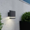Truro Solar Wall Light - Anthracite Edition -Luxe Light Shop 13489410 1194978616109729