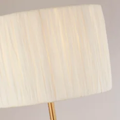 Raffia Floor Lamp - White & Gold 11 Raffia Floor Lamp - White & Gold -Luxe Light Shop 13525826 1034956834965859