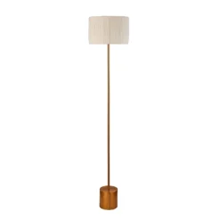 Raffia Floor Lamp - White & Gold 10 Raffia Floor Lamp - White & Gold -Luxe Light Shop 13525826 1494956834911697