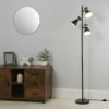 Balham 3 Light Floor Lamp - Black & Brass -Luxe Light Shop 13525828 1135042072769831