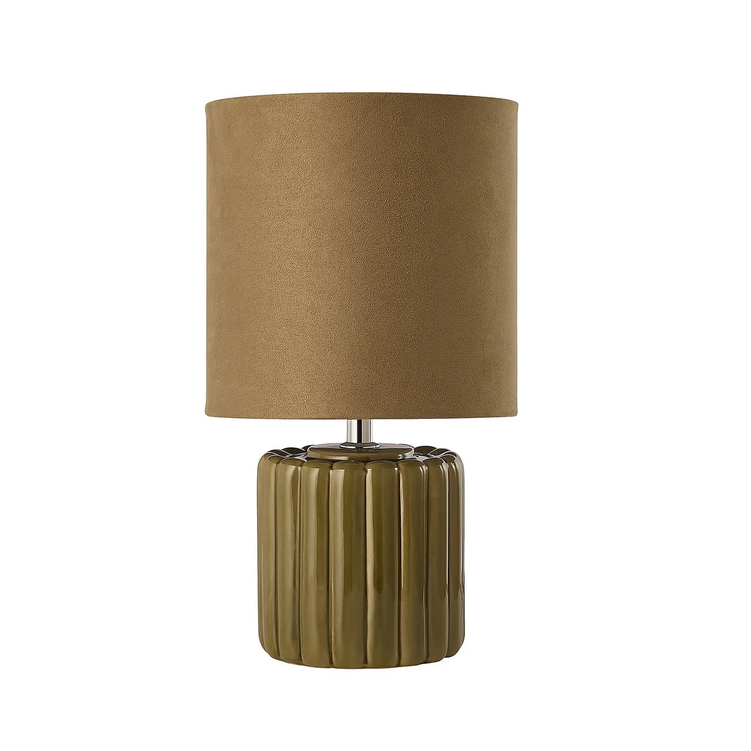 Phoebe Ceramic Table Lamp - Olive 5 Phoebe Ceramic Table Lamp - Olive - Image 3