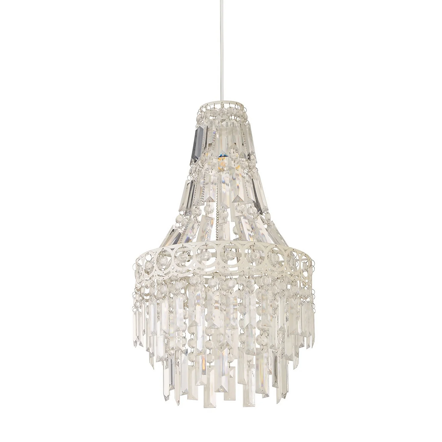 Vivienne Easy Fit Lamp Shade - White 5 Vivienne Easy Fit Lamp Shade - White - Image 3