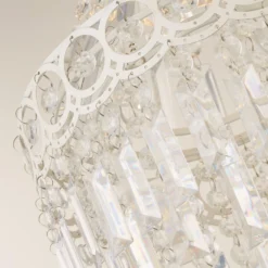 Vivienne Easy Fit Lamp Shade - White 9 Vivienne Easy Fit Lamp Shade - White -Luxe Light Shop 13525835 5094972641071205