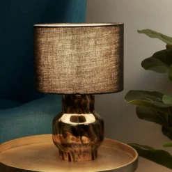 Tortoise Table Lamp - Black -Luxe Light Shop 13525838 1735042076986172