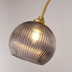 Naomi Floor Lamp - Grey -Luxe Light Shop 13525840 6415042090277774