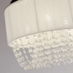 Bellano 3 Light Flush Ceiling Light - White -Luxe Light Shop 13528463 7944972653537288