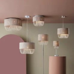 Bellano Ceiling Pendant Light - Grey -Luxe Light Shop 13528464 1075009405524647