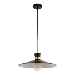 Balham Pendant Ceiling Light - Black & Brass 9 Balham Pendant Ceiling Light - Black & Brass -Luxe Light Shop 13528466 1604976242406220