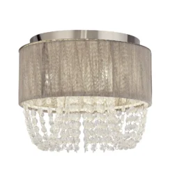 Bellano 3 Light Flush Ceiling Light - Grey 8 Bellano 3 Light Flush Ceiling Light - Grey -Luxe Light Shop 13528467 1744976728405191