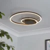 Sasha LED Flush Ceiling Light - Black 1 Sasha LED Flush Ceiling Light - Black -Luxe Light Shop 13528468 4294976242542042