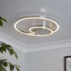 Sasha LED Flush Ceiling Light - Light Chrome 1 Sasha LED Flush Ceiling Light - Light Chrome -Luxe Light Shop 13528469 1154976242419819