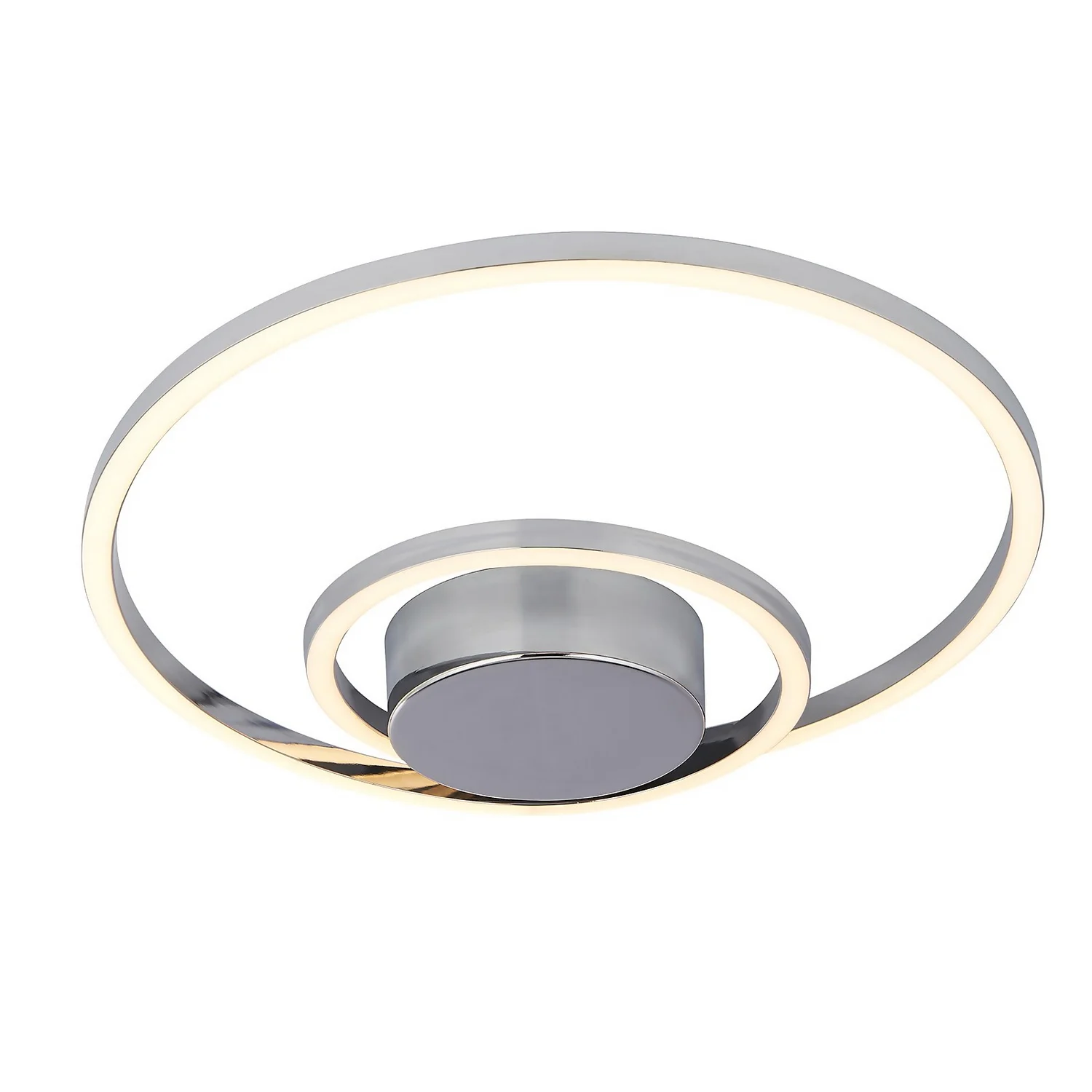 Sasha LED Flush Ceiling Light - Light Chrome 4 Sasha LED Flush Ceiling Light - Light Chrome - Image 2