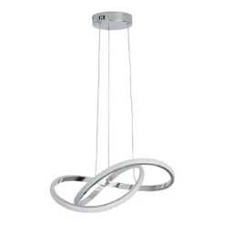 Boston LED Infinity Ceiling Pendant Light - Chrome -Luxe Light Shop 13529582 1154945395618327