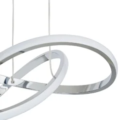 Boston LED Infinity Ceiling Pendant Light - Chrome -Luxe Light Shop 13529582 1744945395661857