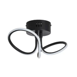 Holden LED Looped Semi Flush Ceiling Light - Black 9 Holden LED Looped Semi Flush Ceiling Light - Black -Luxe Light Shop 13529583 2014945395819234