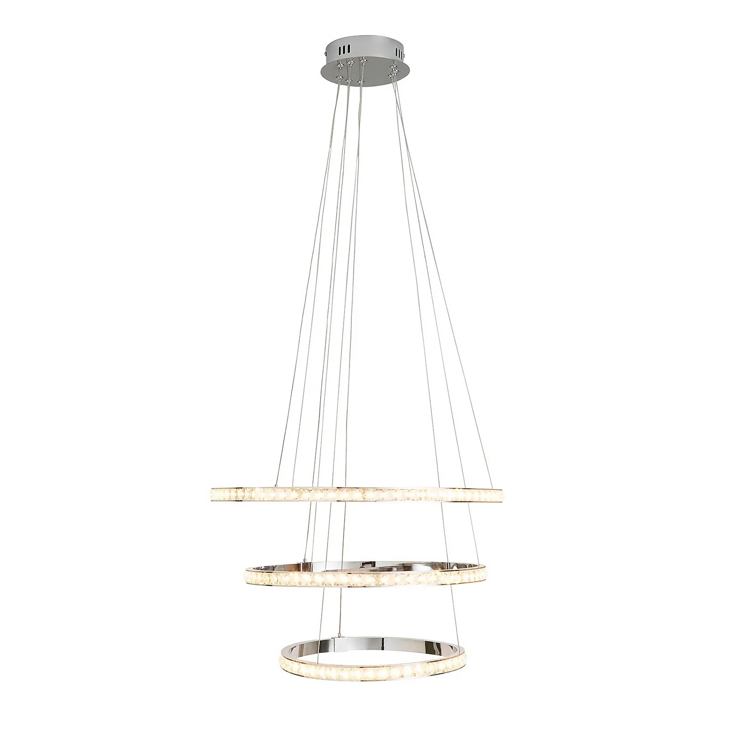 Napier LED 3 Tier Pendant Ceiling Light 4 Napier LED 3 Tier Pendant Ceiling Light - Image 2