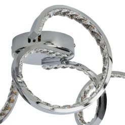 Napier LED 3 Arm Flush Ceiling Light - Chrome 10 Napier LED 3 Arm Flush Ceiling Light - Chrome -Luxe Light Shop 13529587 1734945396409292