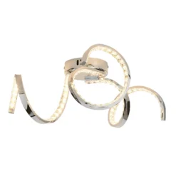 Napier LED 3 Arm Flush Ceiling Light - Chrome 8 Napier LED 3 Arm Flush Ceiling Light - Chrome -Luxe Light Shop 13529587 2124945396288875